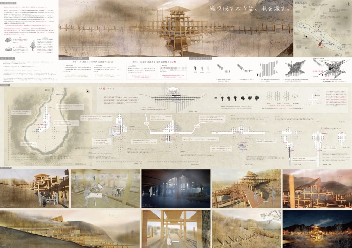 織り成す木々は、里を熾す