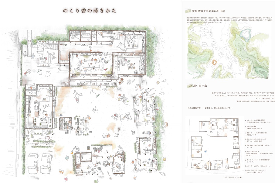 のこり香の蒔きかた