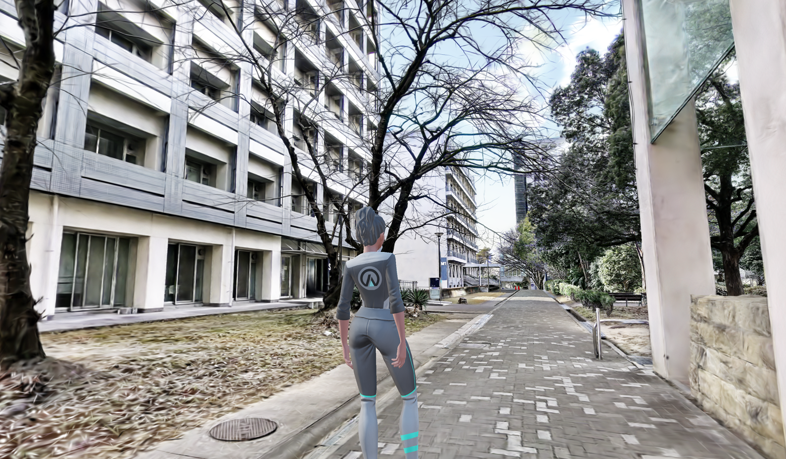 大学キャンパスの3Dメタバース